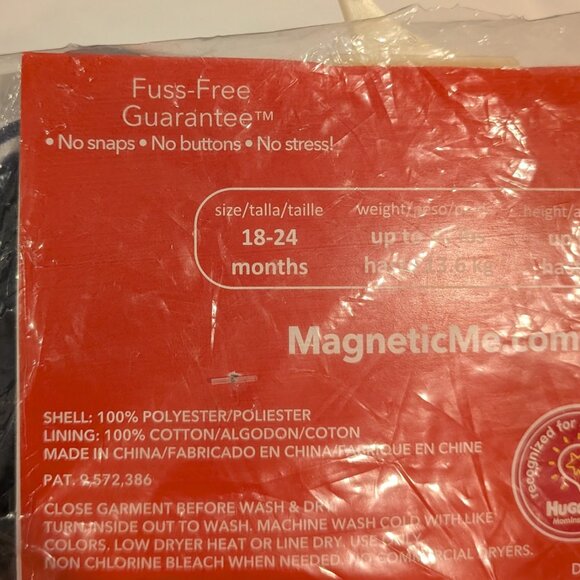 NWT Magnetic Me Magnetic Fleece Mittens (Navy Blue) - Picture 7 of 7